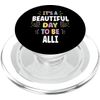 ALLI Personalized Name Beautiful Day ALLI PopSockets PopGrip for MagSafe
