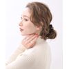 [ヴxante-nu] vingtaine Velour Leopard Pattern Faux Suede Animal Print Simple Office Ruffle Scrunchie Hair Accessories HS – 67 