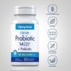 Piping Rock Probiotic for Men and Women | 50 Capsules | 50 Billion CFU | Complex Supplement with Prebiotic | 14 Strains | Vegetarian, Non-GMO, Gluten Free