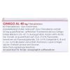 GINKGO AL 40 mg film-coated tablets, pack of 60