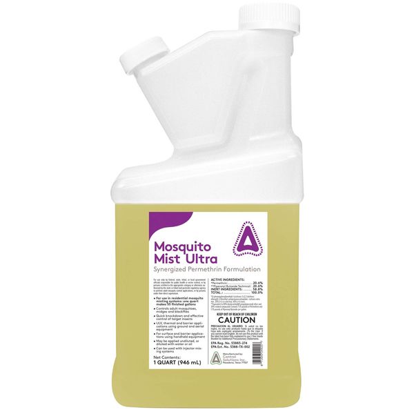 Control Solutions Mosquito Mist Ultra - Synergized Permethrin Formulation (1 Quart)