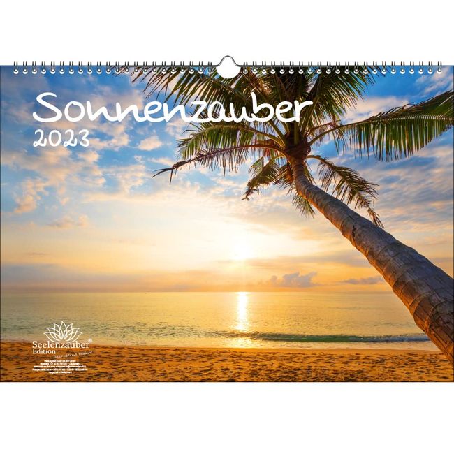 Sonnenzauber DIN A3 Kalender für 2023 Sonne und Licht - Seelenzauber