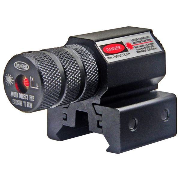 Compact Tactical Red Beam Laser Sight,Laser Dot Sight Scope for Rifles Pistols Handguns fits Standard 20mm/11mm Picatinny Rail Mount (Red Dot)