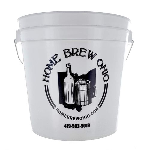 FastTrack Fermentation Bucket ,Home Brewing Wine Fermenter ,2 Gallon Fermenting Bucket with Lid, 100% Food Grade-BPA Free Fermenting Bucket for your Beer, Wine or any other Fermented Beverage,White