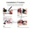 3”  Roll-On Disc Pad Holder - 1/4" Shank / 2 Pack
