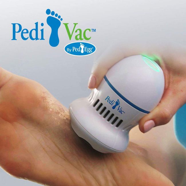 Pedi Vac by Ped Egg - Callus Remover for Feet with Built-in Vacuum Removes  Dead