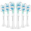Aoremon Replacement Toothbrush Heads for Philips Sonicare C3 Premium Plaque Control HX9044/65 G3 Premium Gum Care HX9054/65, 6 Brush Heads, White