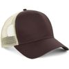 Beechfield Chocolate / Caramel Mesh Baseball Cap One Size