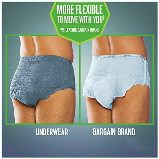 Depend Fit-Flex Incontinence Underwear for Women, Maximum Absorbency, L,  Blush, 78 Count 