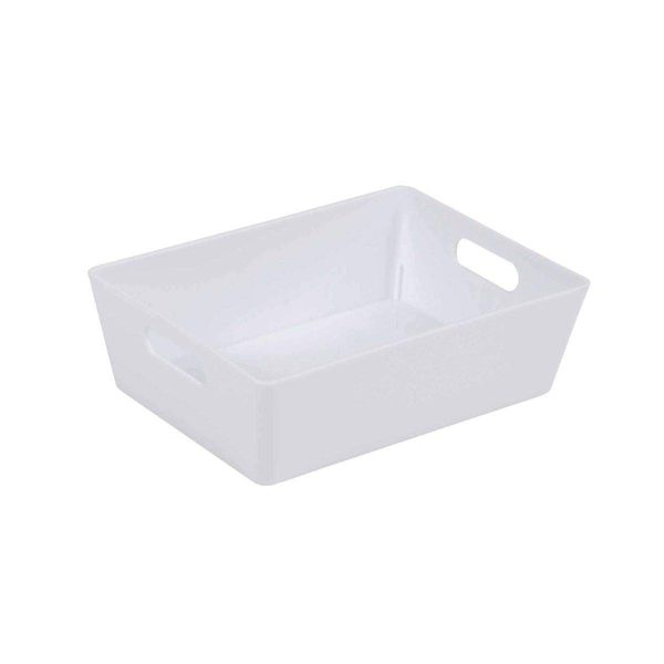 Wham Studio Rectangular Baske, White Color