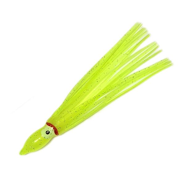 4.5" Squid Skirts - Yellow #11-40 Pieces