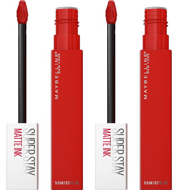 Maybelline New York Matte Ink Liquid Lipstick. Innovator 330. 0.17 oz Pack of 2