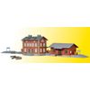 N Station Rauenstein with goods shed