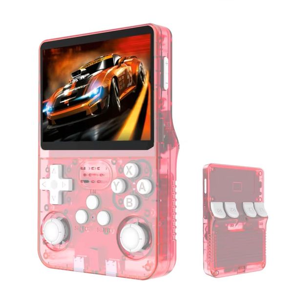 Handheld Game Console,3.5-Inch IPS Screen Retro Gaming Console,15000 Classic Games, 3800mAh,20＋Mainstream Emulator,Built-in TF Card, Support HDMI and TV Output, Classic Game Play (Pink)