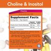 NOW Supplements - Choline & Inositol 100 Veg Capsules