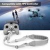 SYMIK Remote Controller Lanyard for DJI FPV/Avata 2, Phantom 4/3, Inspire FPV Remote Controller 3/2, Bracket, Adjustable Neck Strap/Shoulder Strap with Comfortable EVA Padding
