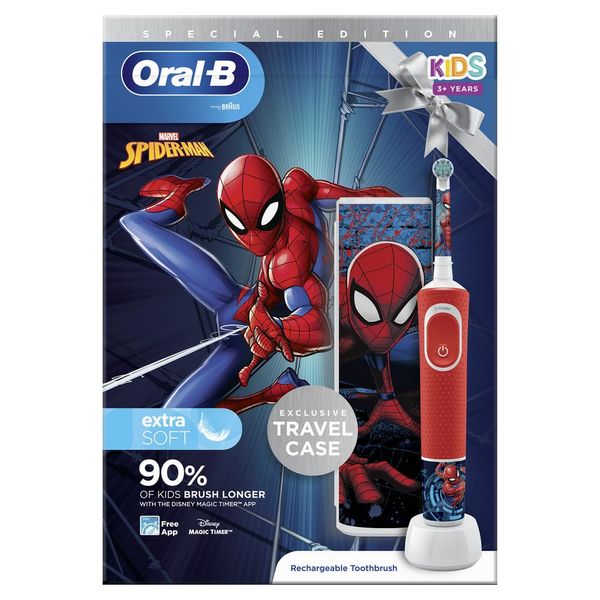 Oral-B Electric Toothbrush, Spiderman, Old