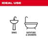 5/16" X 25' Cable Fits Milwaukee Tool 48-53-2561 Inner Core Bulb Head Cable W/Rust Guard
