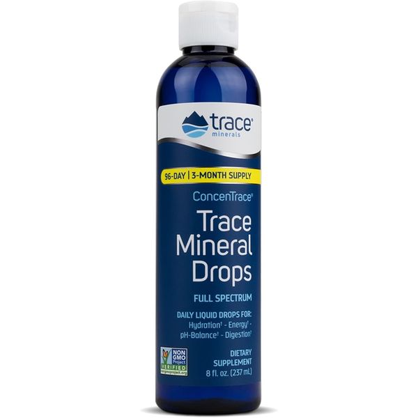 Trace Minerals ConcenTrace Drops | Full Spectrum Minerals | Ionic Liquid Magnesi