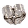 Earring Back Replacements 14 Karat Solid White Gold (1 Pair of 14KT Earring Backs)