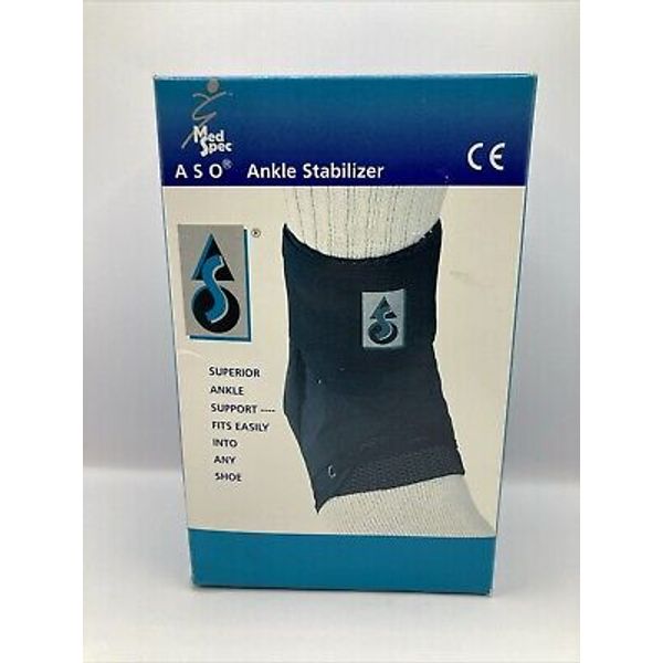 Med Spec 264014 Medium Size ASO Ankle Stabilizer - Black (7)