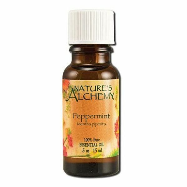 Pure Essential Oil Peppermint 0.5 Oz By Natures Alchemy