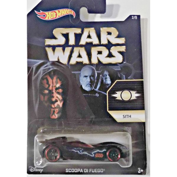 Hot Wheels, Star Wars, Exclusive Sith (Darth Maul) Scoopa Di Fuego Die-Cast Car 2/8