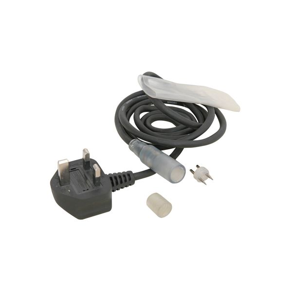 Rope Light Power Cable with Plastic Sleeve and End Cap