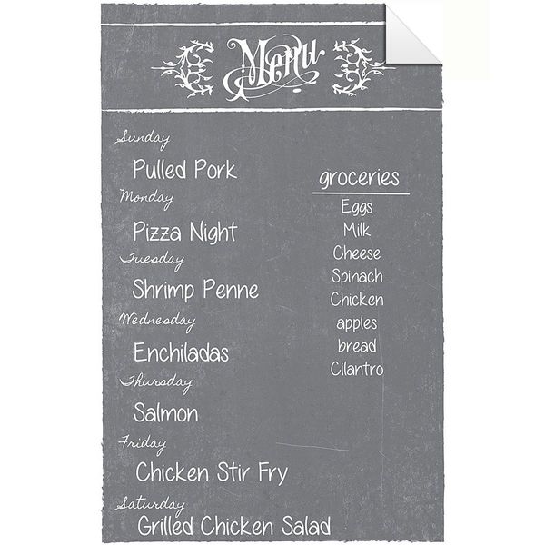 ala Board Menu Decal Gray