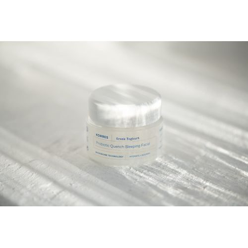 KORRES GREEK YOGHURT Soothing Probiotic Night Cream for Face, Dermatologically Tested, 40 ml