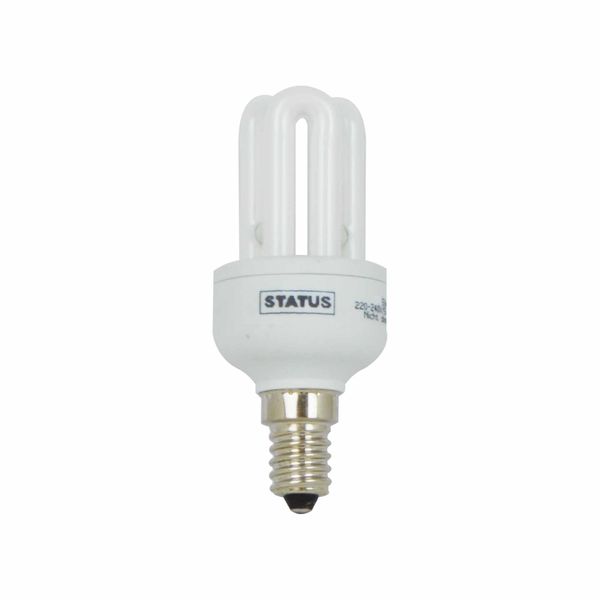 Status 5 W Small Edison Cap Low Energy T2 Mini Stick CFL Bulb - White