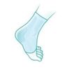Oppo Gel Heel Socks, 6790 - 1 Pair