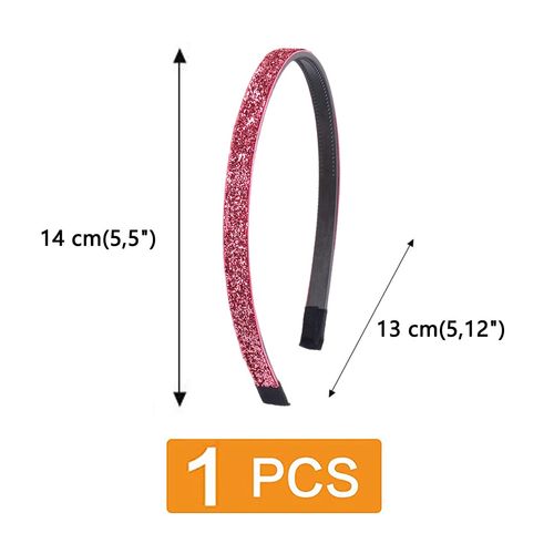 FAIRYGATE Glitter Headbands for Girls and Women - Sequins Plastic Hairbands 3711