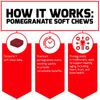 Force Factor Pomegranate Juice Antioxidant Soft Chews, NON-GMO & Gluten-Free