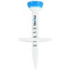 MEGA Control Tee with Ball Marker Adjustable Height 35mm - 55mm Golf Tee Blue