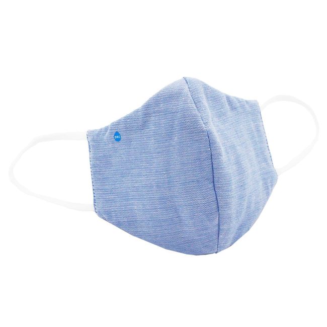 Towel Museum 61-9937109, Anti-bacterial, Protection Filter, Cold Splash, Pollen Protection, Soft Gauze Mask, Repeatedly Washable, Regular Size, Hydro Silver Titanium Treatment, Simple, Blue, DR.C