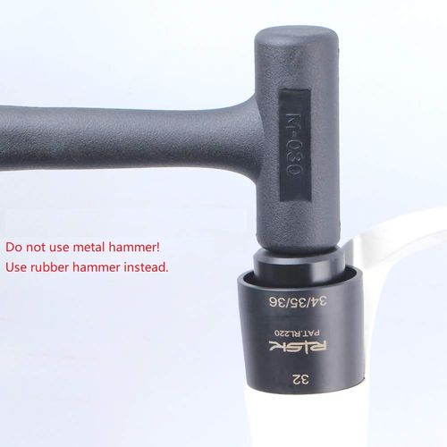 Dust Seal Wiper Installation Driver Tool Kit for Suspension Fork Lower Leg, fits 32mm 34mm 35mm 36mm