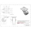 Service Caster Brand Replacement Caster for McMaster Carr Caster 2408T41