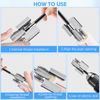 Integrated Internal & External Pipe Threading Tool,Dual-Function Pipe Thread Cutting Tool,1/2'' 3/4''for Drill Cutting Threading for Home Repair (2PCS）