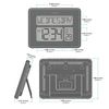 La Crosse Technology 513-1419C Atomic Digital Wall Clock with Calendar and Indoor Temperature