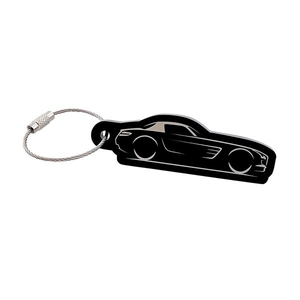 Boostnatics Acrylic Keychain Keyring compatible with SLS AMG Key Fob