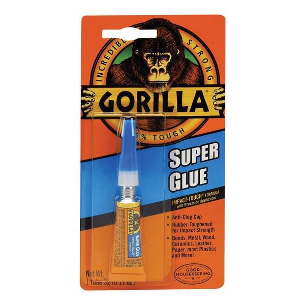 Gorilla 7900102 Translucent High Strength Incredibly Strong Super Glue 3 gm.