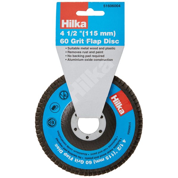 4 1/2" (115mm) 60 Grit Flap Disc