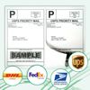 220 Shipping Labels Half Sheet 8.5 x 5.5 Blank Self Adhesive 2 Labels Per Sheet