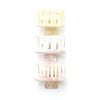 QinGoo Small Tortoise Shell Hair Clip, Hair Accessory, 2.0 inches (5.2 cm), Cute, Pulp Extraction, Korean (Cream)