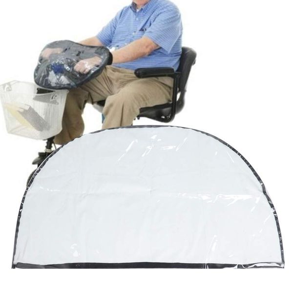 Scooter Tiller Cover, Foldable Mobility Scooter Control Panel Tiller Rain Waterproof Dust Proof Cover Accessory