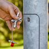 JOCXZI Control cabinet key, universal key with 4 profiles, for common cabinets and shut-off systems, triangular key, square key, control cabinet key, square triangular construction key