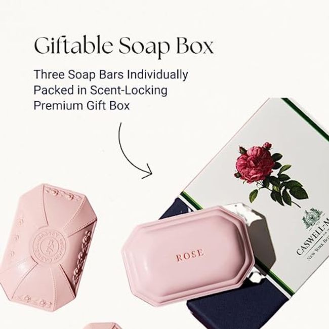 Floral Soap Gift Set, Luxury Bar Soap