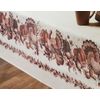 Printed Linen Tablecloth 52x70" Oblong, FALL,PUMPKINS & TURKEY, THANKSGIVING,BM
