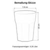 Engelland 6x Plastic Cups Mint Drinking Cups Party Cups Plastic Drinking Glasses Reusable 0.25 L